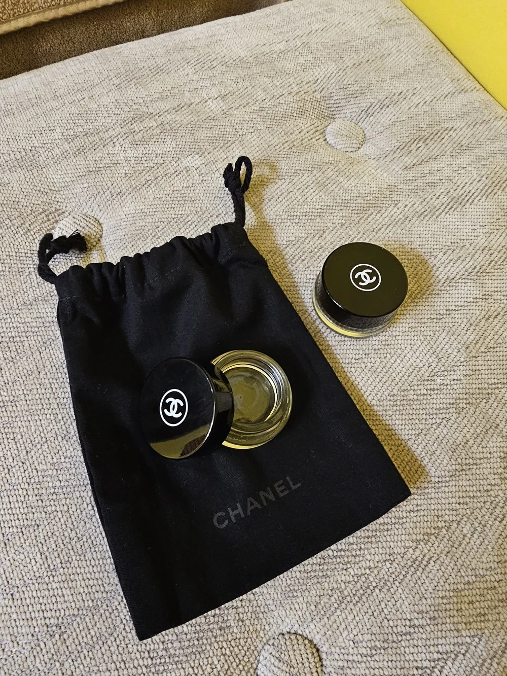 Chanel Black Drawstring Dust Bag